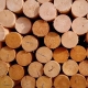 Dřevěný kůl, výška 150 cm, průměr 6 cm